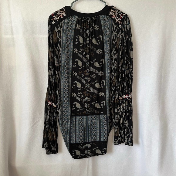 Lucky Brand Women's Long Sleeve Boho Tunic Size Medium - Picture 5 of 6